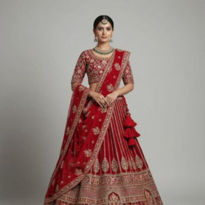 Bridal lahanga chunni  Heavy jarkan and mirror jodhpuri work