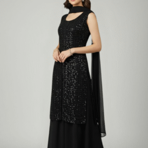 Black special designer party wear dress