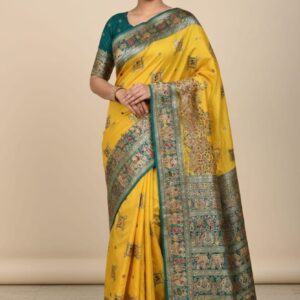 BANARASI SILK JARKAN WORK